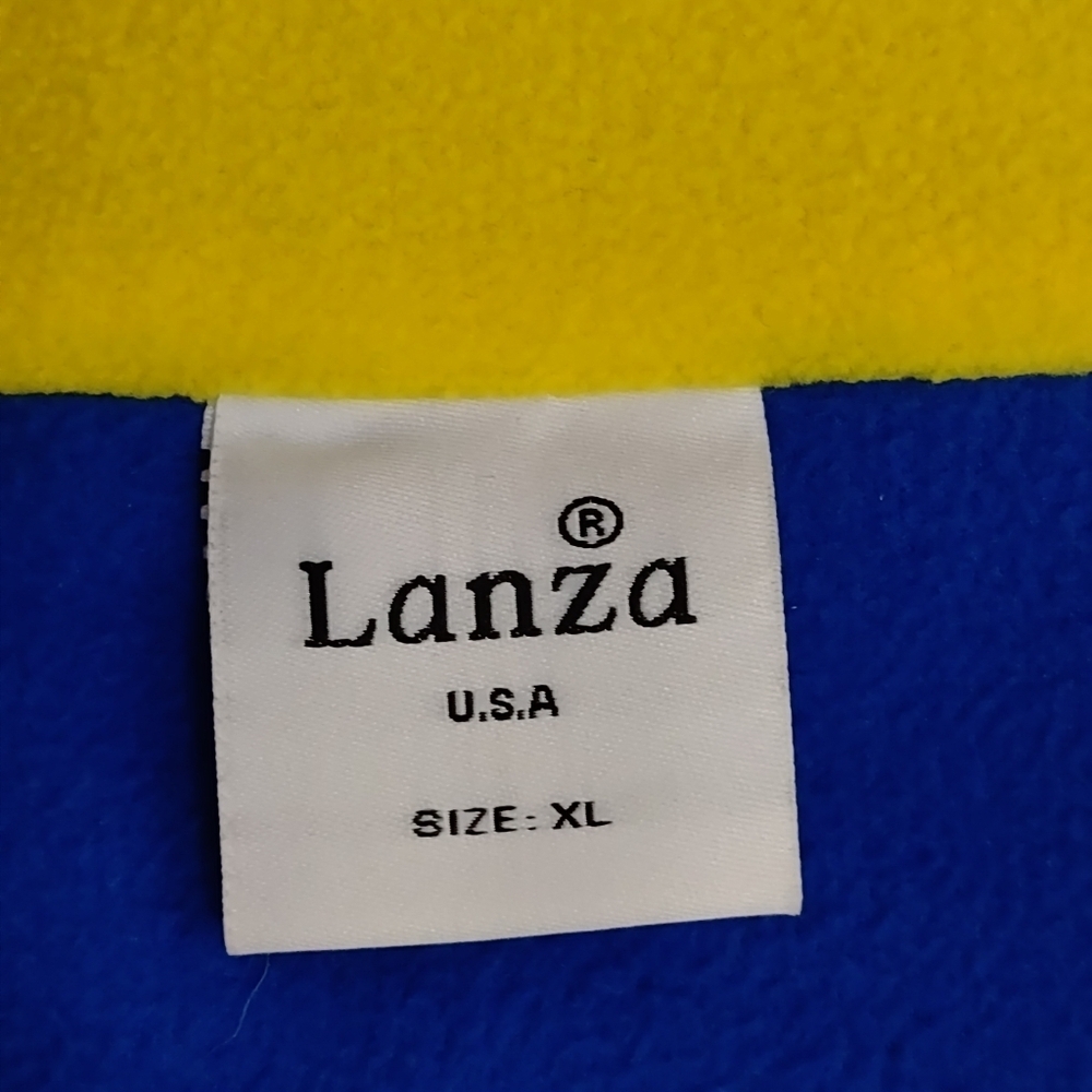Vintage San Francisco Blue Fleece Size XL Full Zip Jacket Sweatshirt - Picture 5 of 6